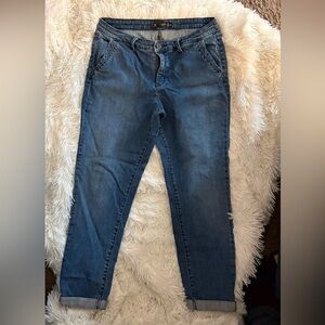 Kardashian Kollection Blue Straight Leg Jeans